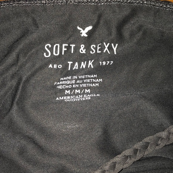 Grey soft & sexy American Eagle tank top - Picture 3 of 3